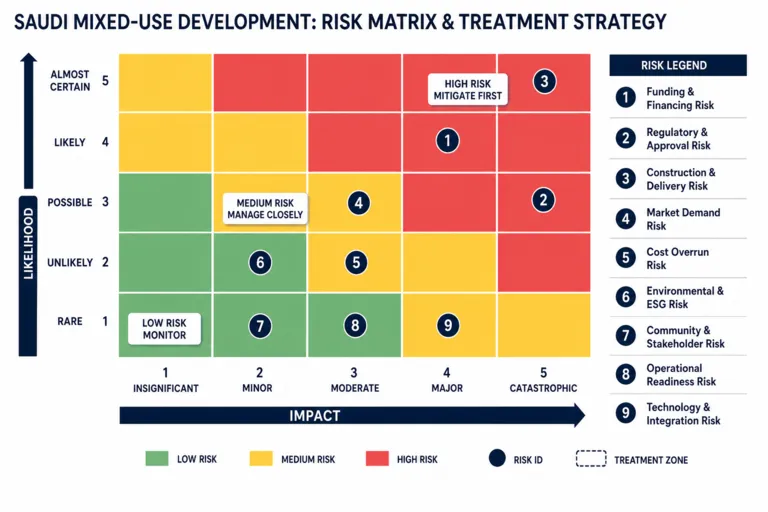 Risk — Feasibility Study & Investment Structuring for a Large-Scale Mixed-Use Development in Saudi Arabia