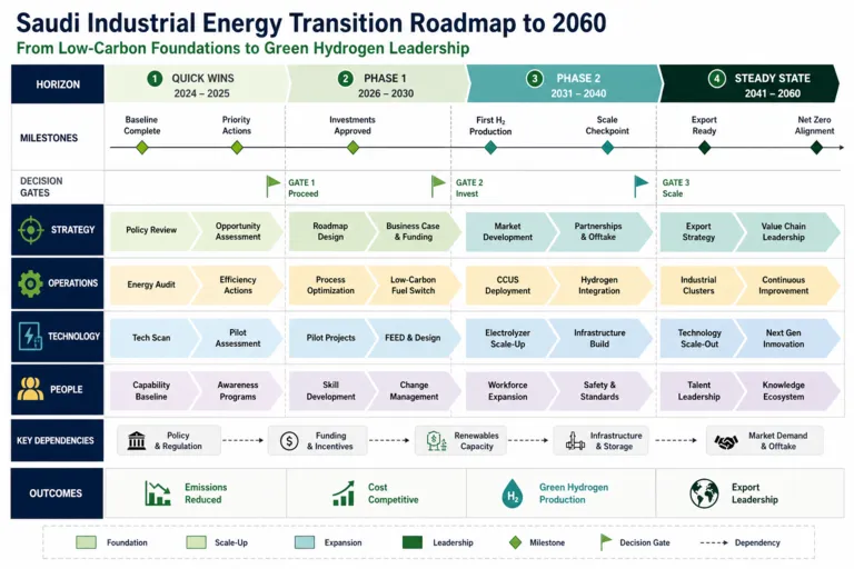 Roadmap — Energy Transition Strategy & Green Hydrogen Investment Feasibility for a Saudi Industrial Conglomerate