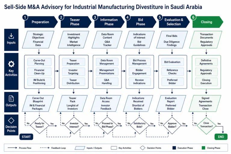 Process — Sell-Side M&A Advisory for the Divestiture of an Industrial Manufacturing Business in Saudi Arabia