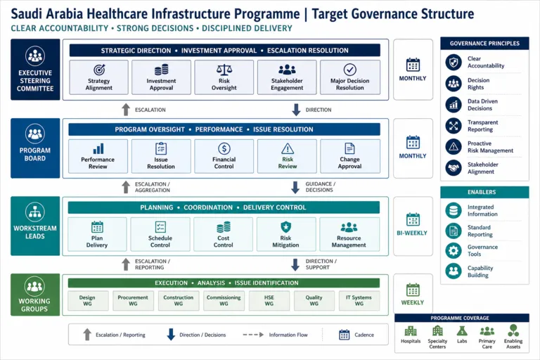 Governance — Project Management Office (PMO) Establishment for a Multi-Asset Hospital Construction Programme in Saudi Arabia's Healthcare Sector