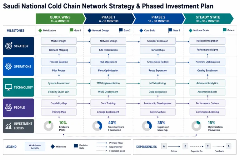 Roadmap — National Cold Chain Infrastructure Strategy & Investment Planning for Saudi Arabia's Food Security Program